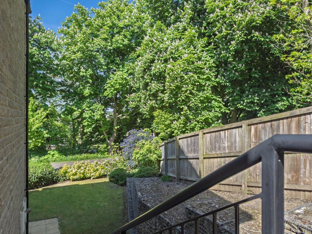 View from the rear garden gate
