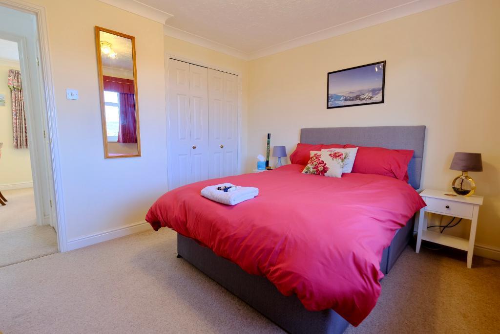 Bedroom 2 with fitted wardrobes