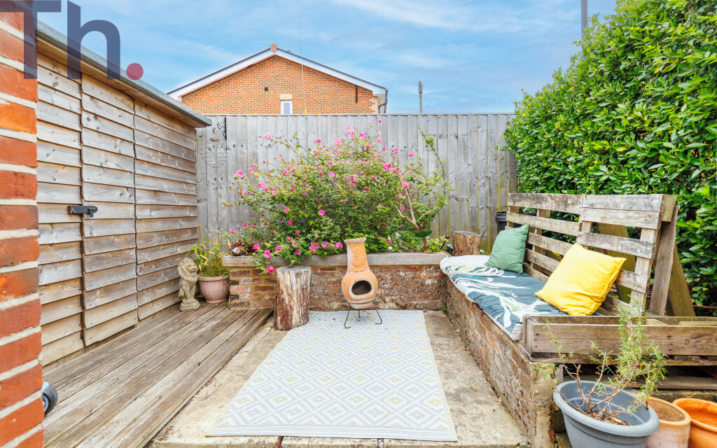 Decked Garden Area