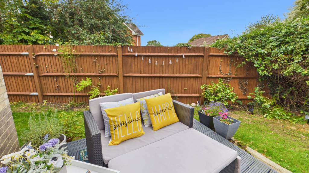 Terrace Looking Towards Side Garden Area