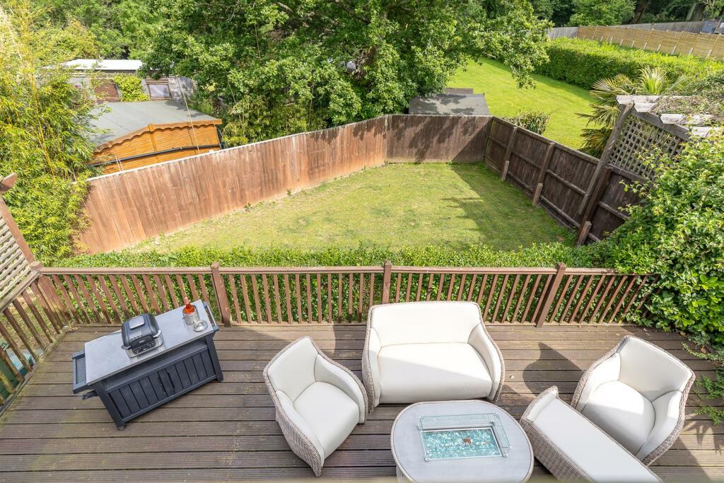 Deck and lawn area
