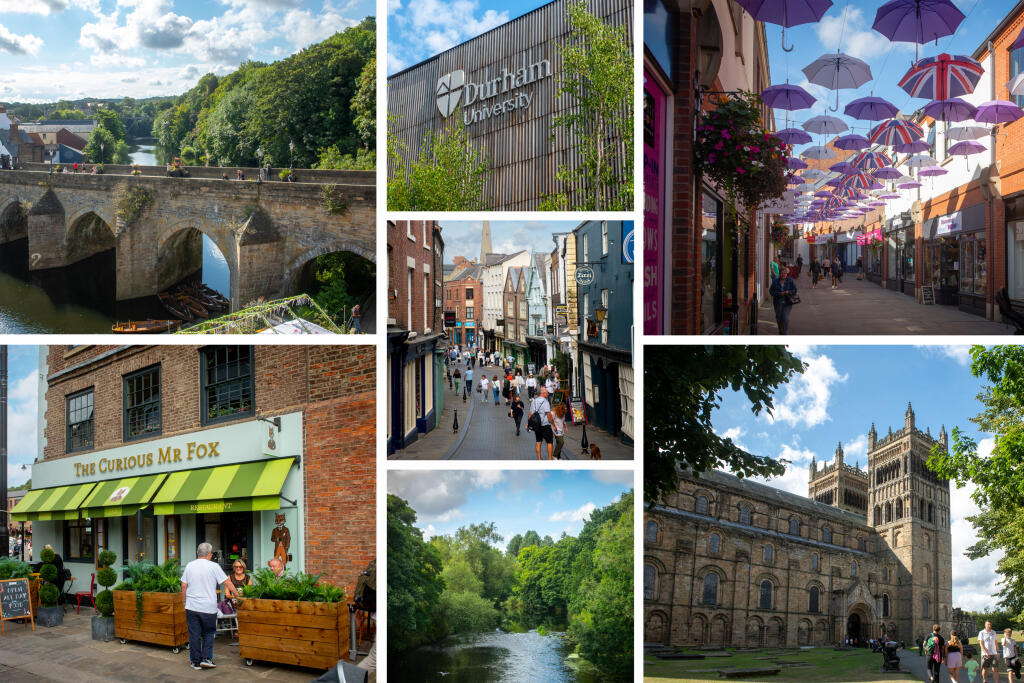 Durham city centre local area collage