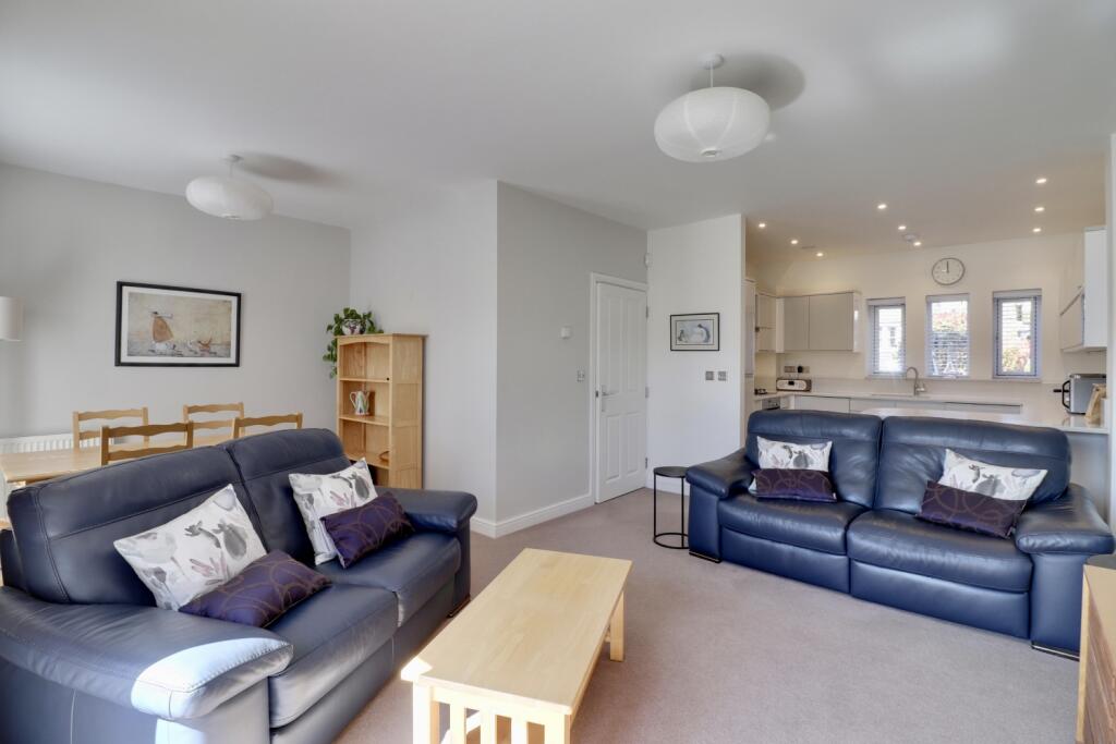 Open plan kitchen living dining room