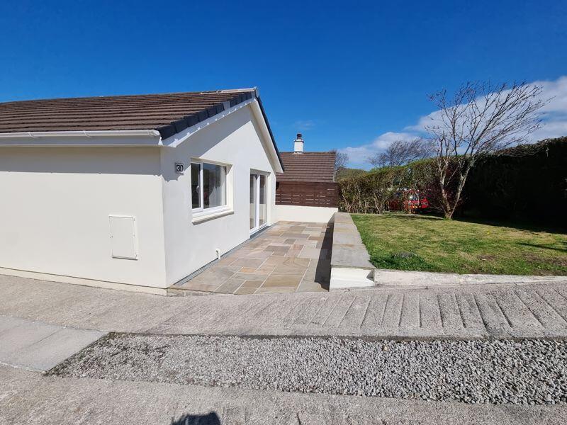 front elevation and garden