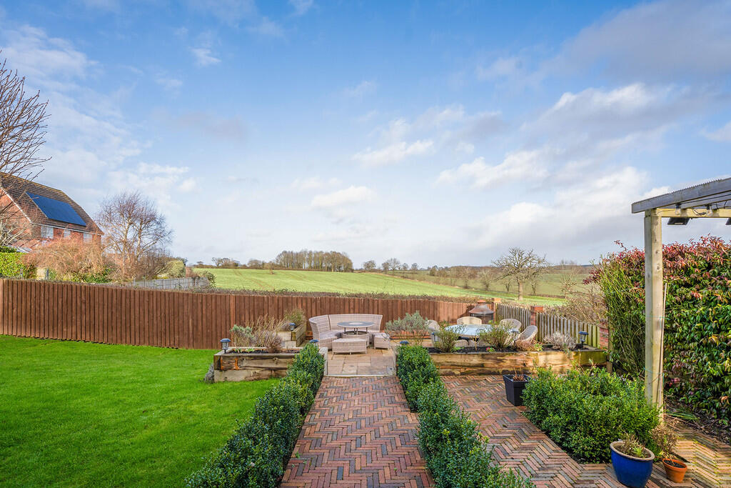 rear garden and v...