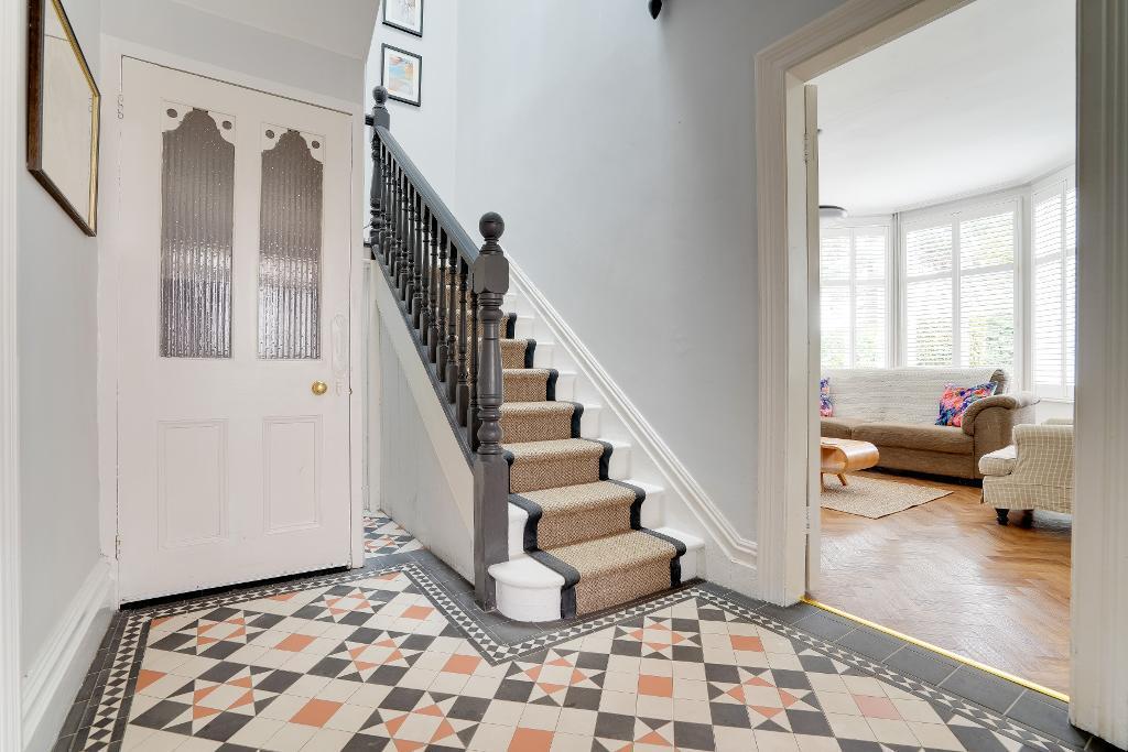 Hallway, door to lower ground