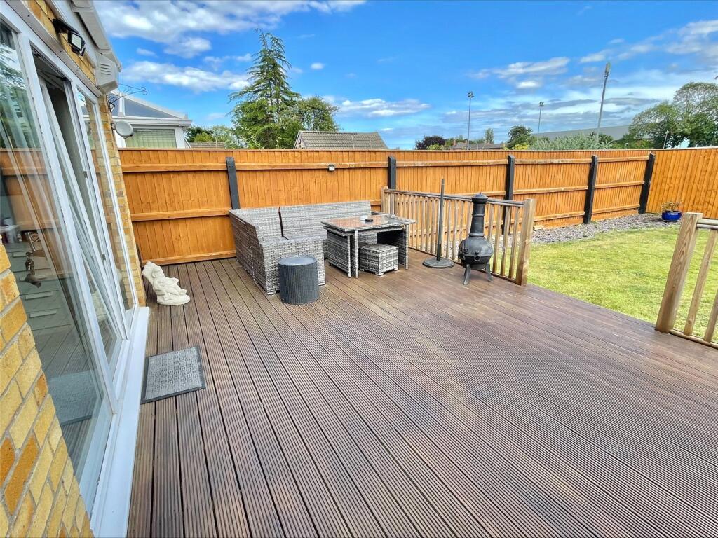 Decked Patio Area