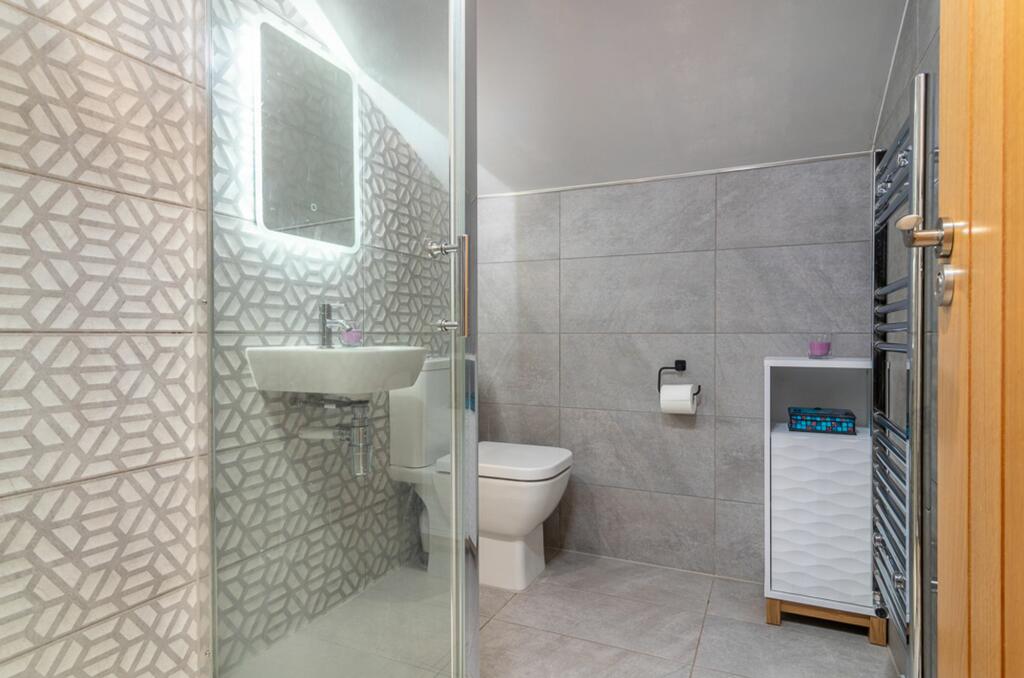 Upstairs shower room