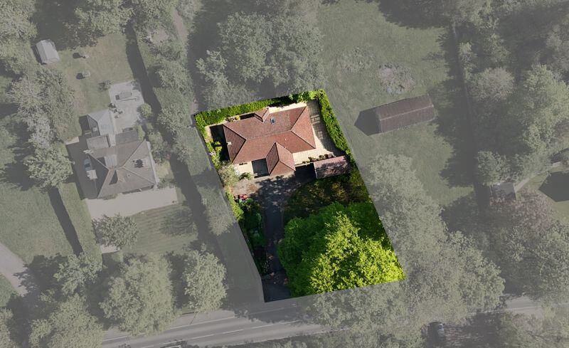 Aerial of plot
