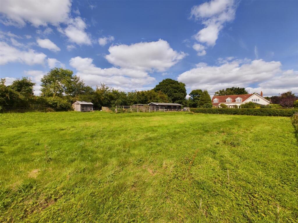Rear Paddock and Stables