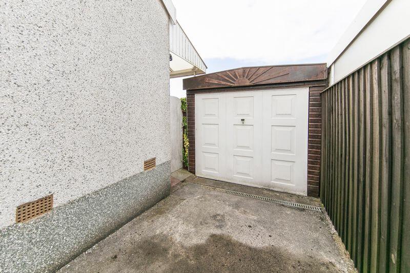 External double length garage