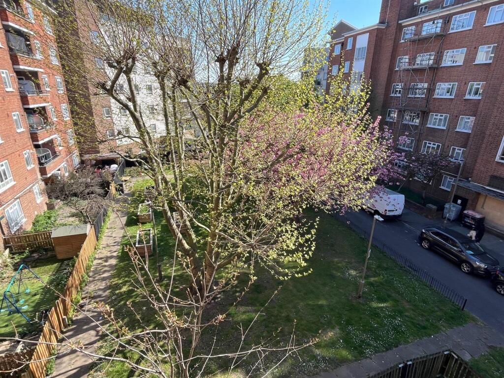 Balcony View, Ravenet Court, Eden Harper SW11