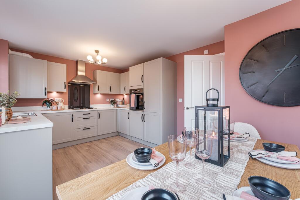 Interior view of the kitchen &amp; dining in our 3 bed Ennerdale home