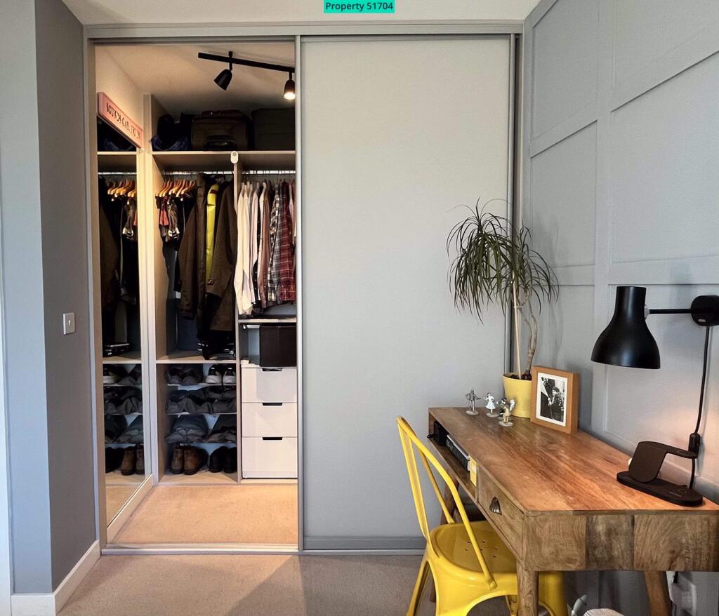 Walk-in dressing area