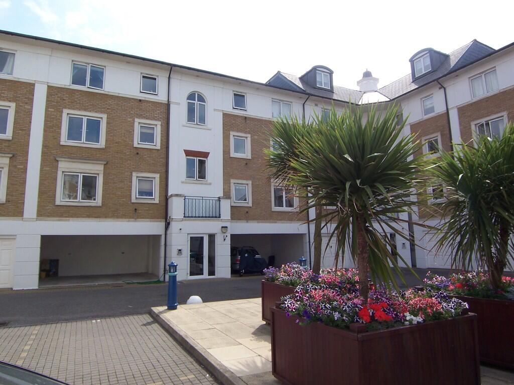 Rear of block