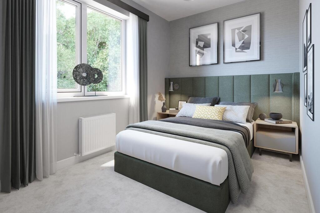 The second bedroom as spacious as the main