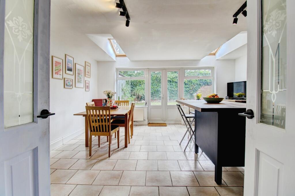 French Doors into Kitchen