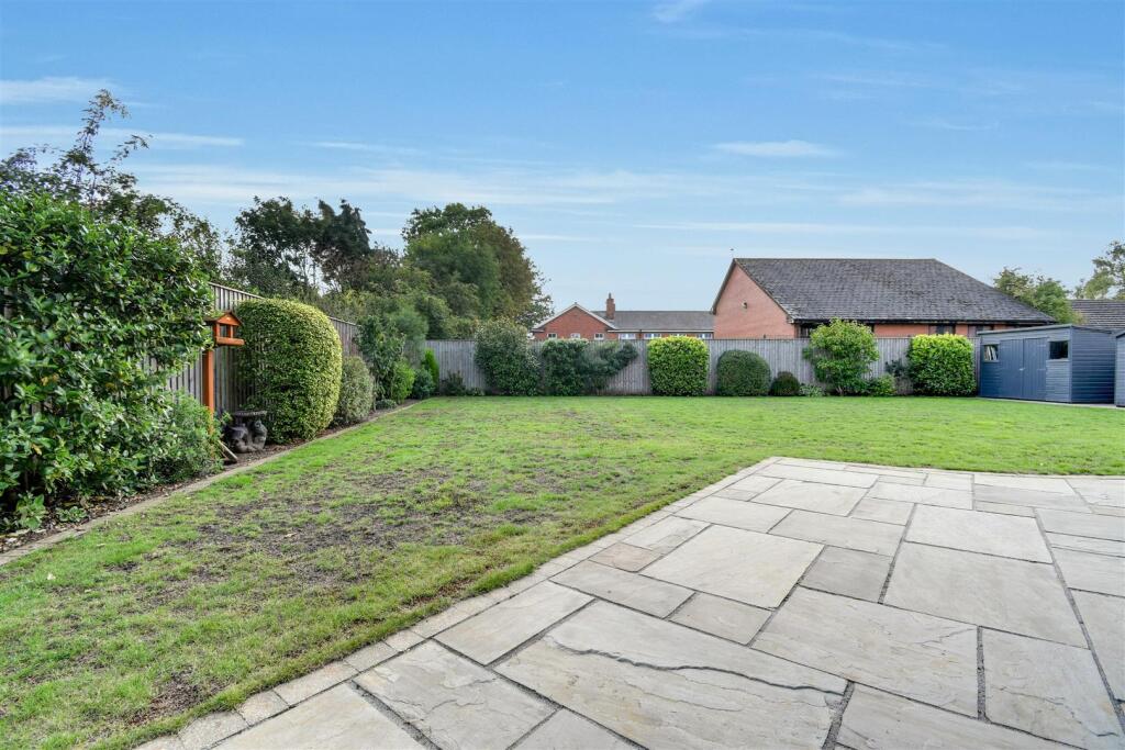Rear garden