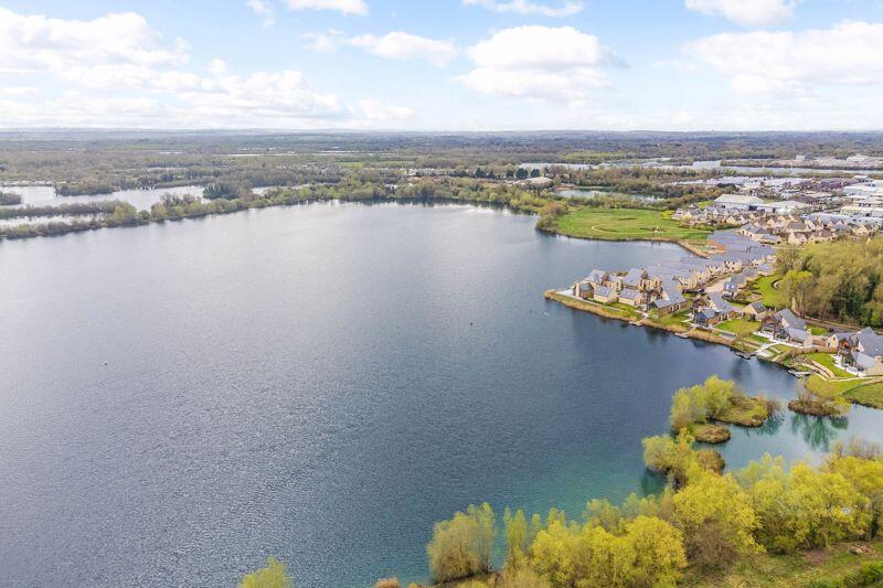 Aerial view of Sailing Lake