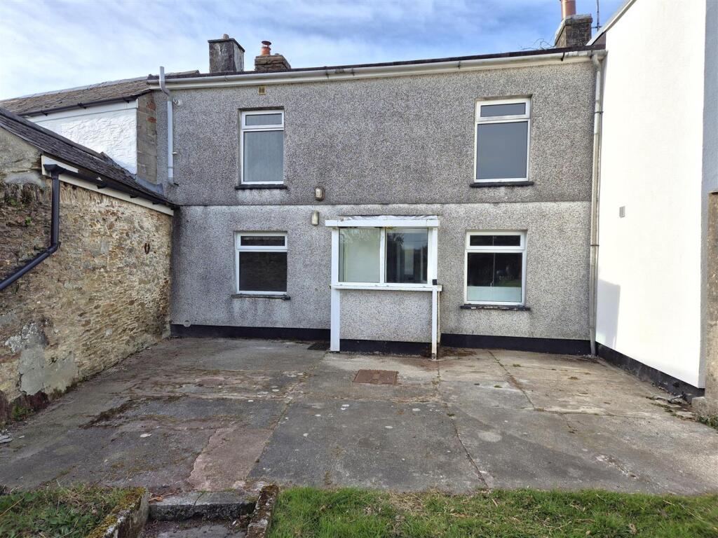 Rear of the property
