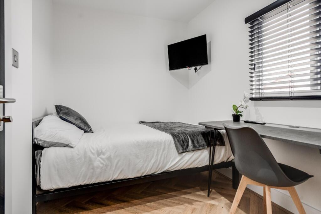 A stylish and inviting double bedroom featuring...