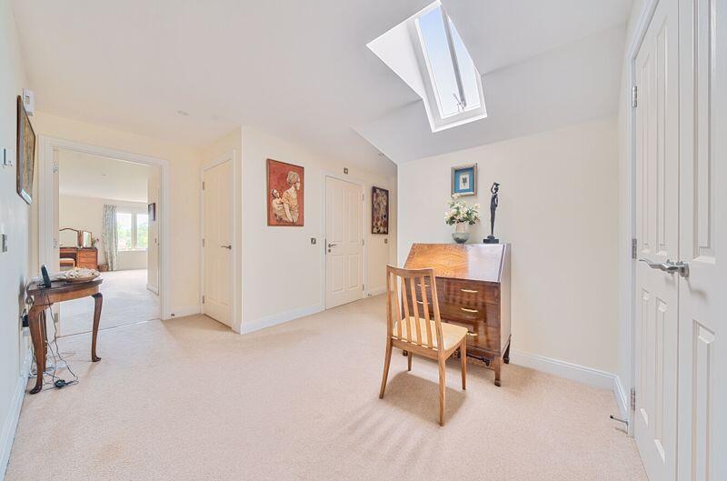Wide hallway with Velux window