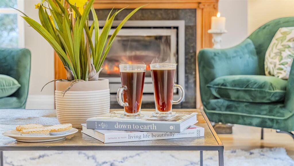 Cosy up by the log burner