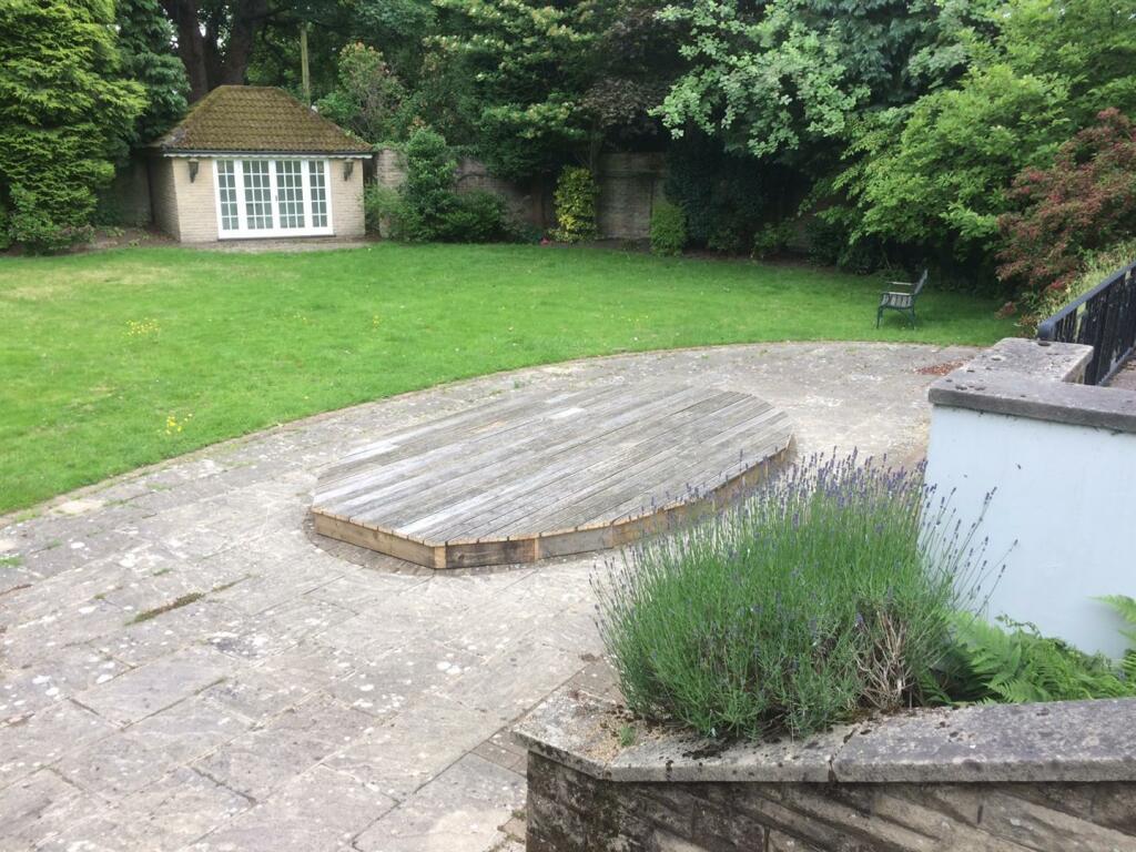 298 with decking covering the pond.JPG