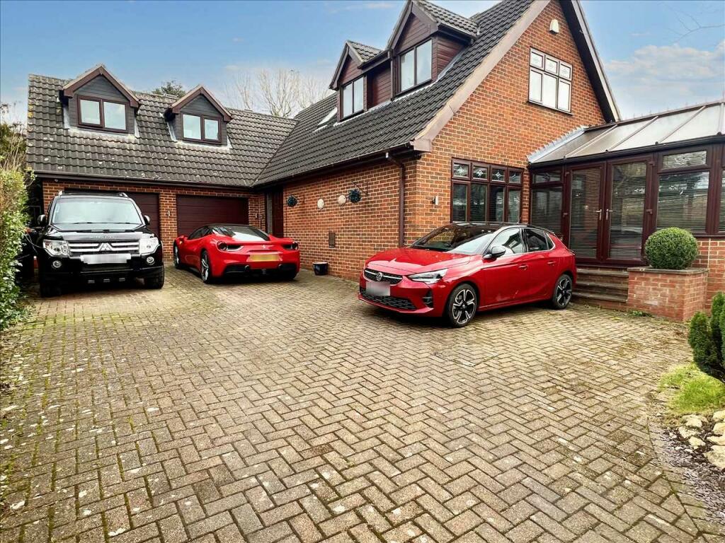 Driveway And Car