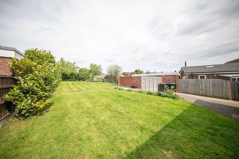 Expansive private garden