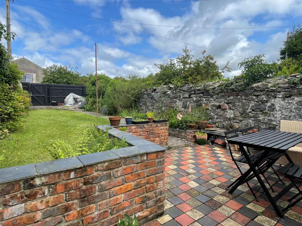 Rear garden with patio