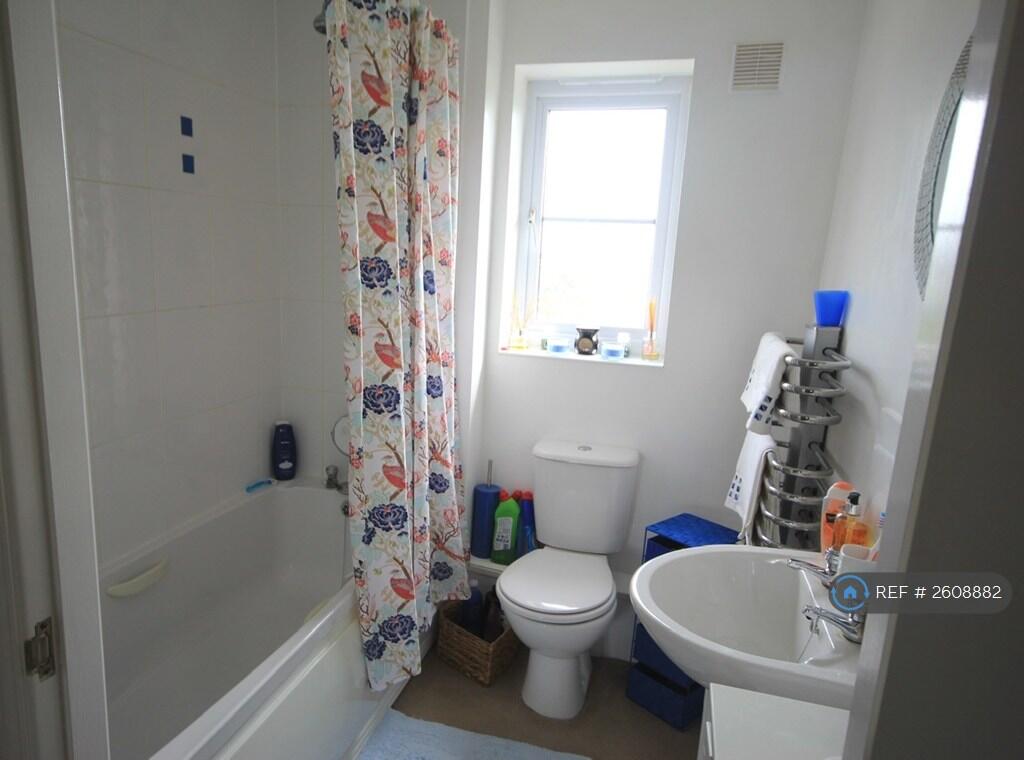 Bathroom With Shower Over