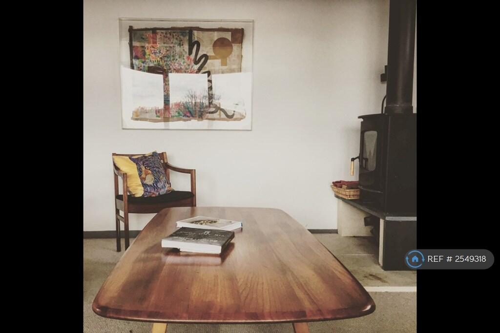 Wood Burner In Top Floor Lounge