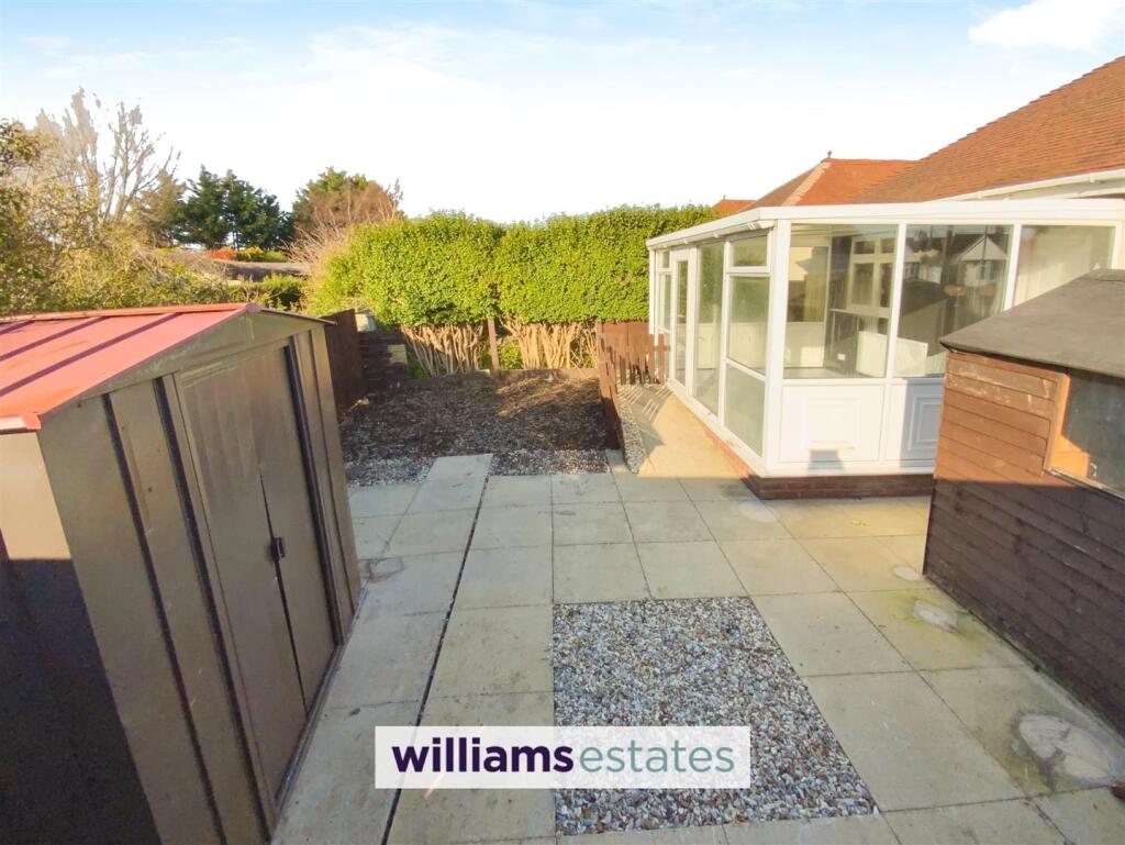 rear garden / parking