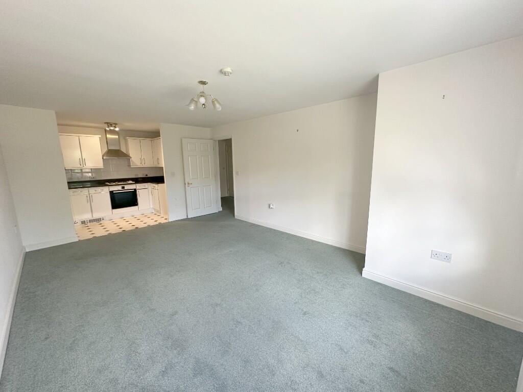 open plan to kitchen