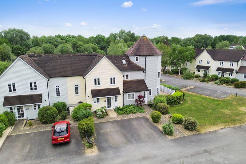 Drone front of house