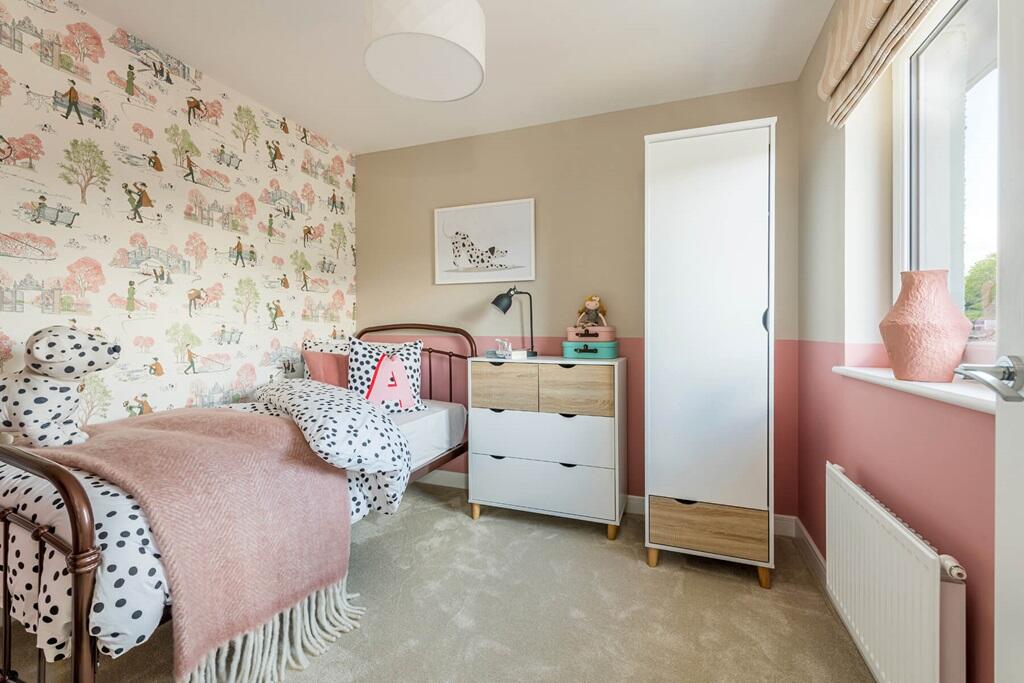 Bedroom 4 makes the perfect bedroom for the little one