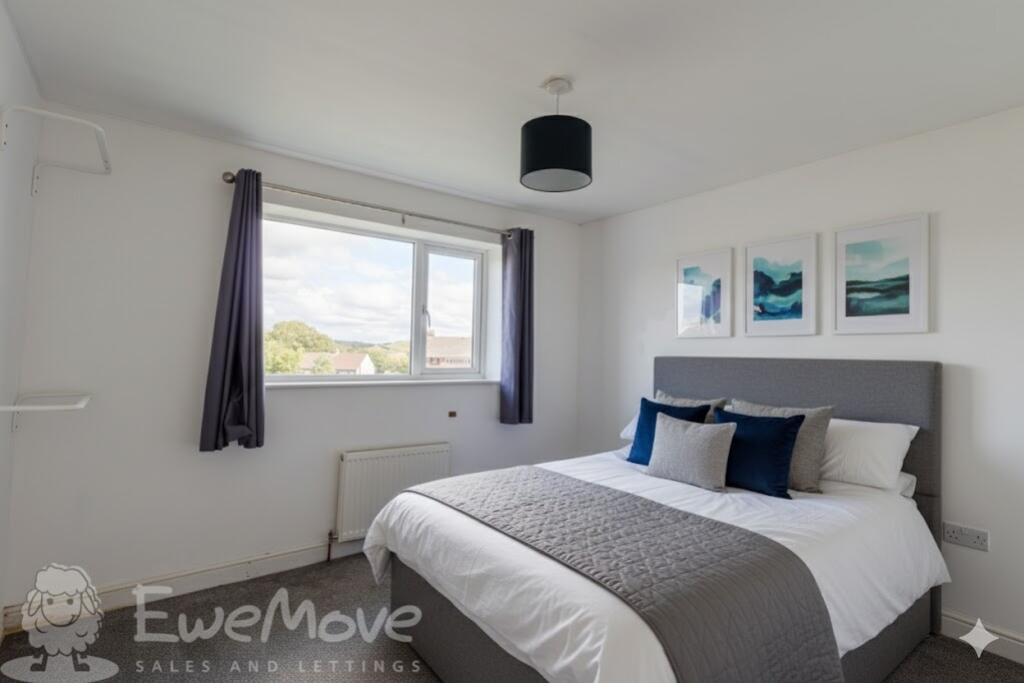 Bedroom 2 with added furniture for pictures only 
