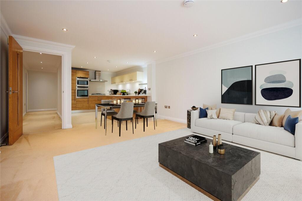 Living Room Staged