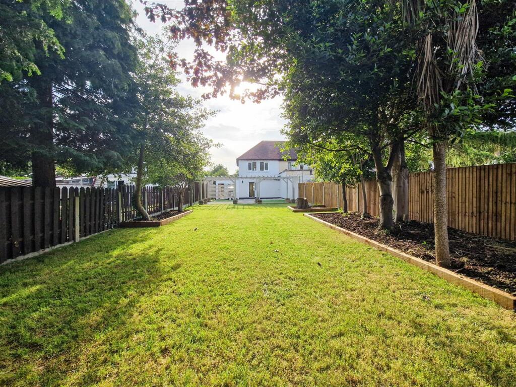 West facing garden