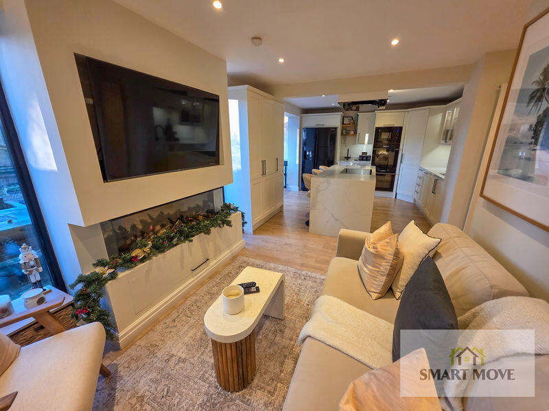 Family Room into Kitchen