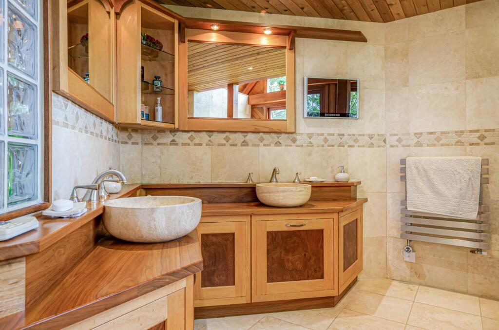 Luxury and spacious marble floor and walled ensuit