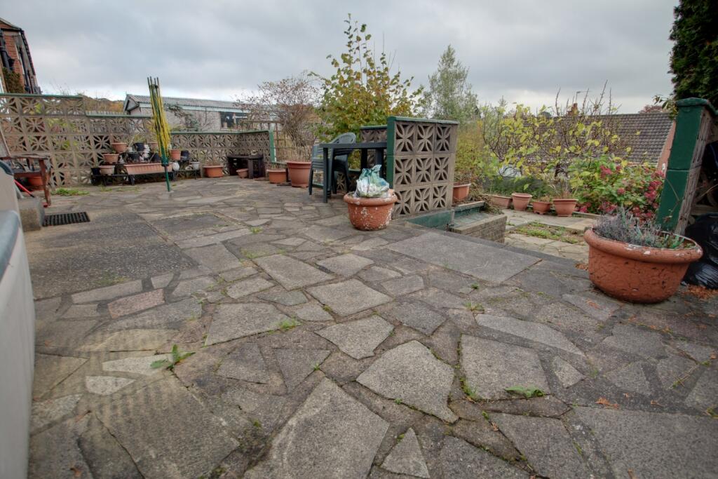 Part of the back garden