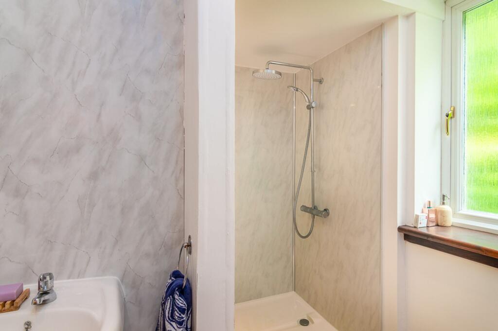 Downstairs shower room