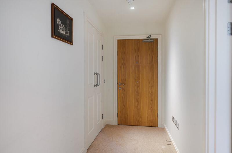 Hallway and entrance door