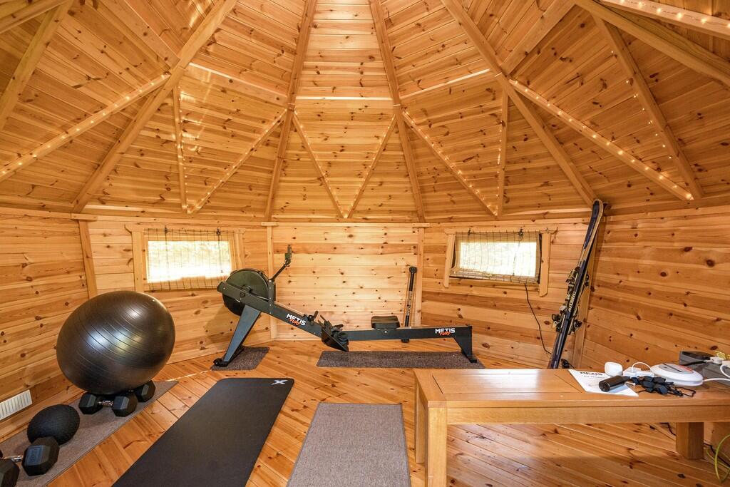 Gym/Log Cabin