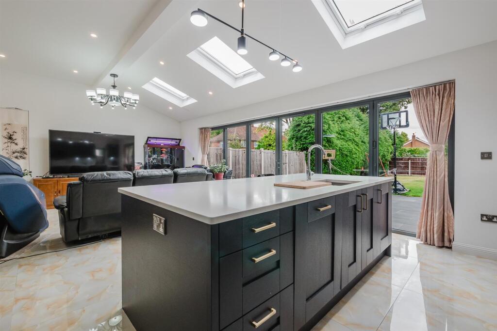 Family Living Room and Dining Kitchen