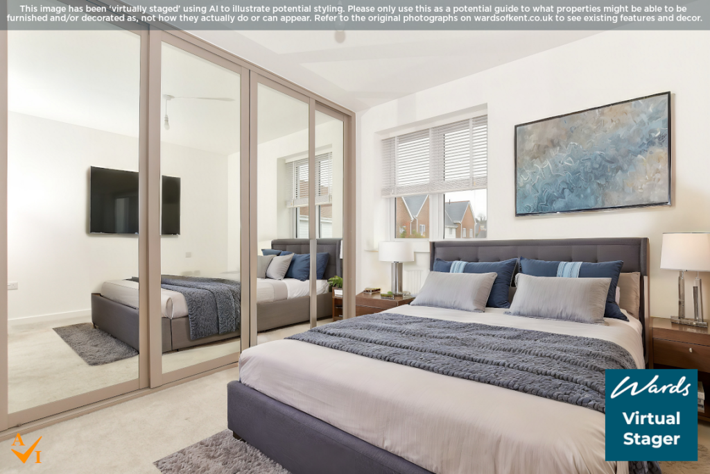 Bedroom 1 - Virtually Staged