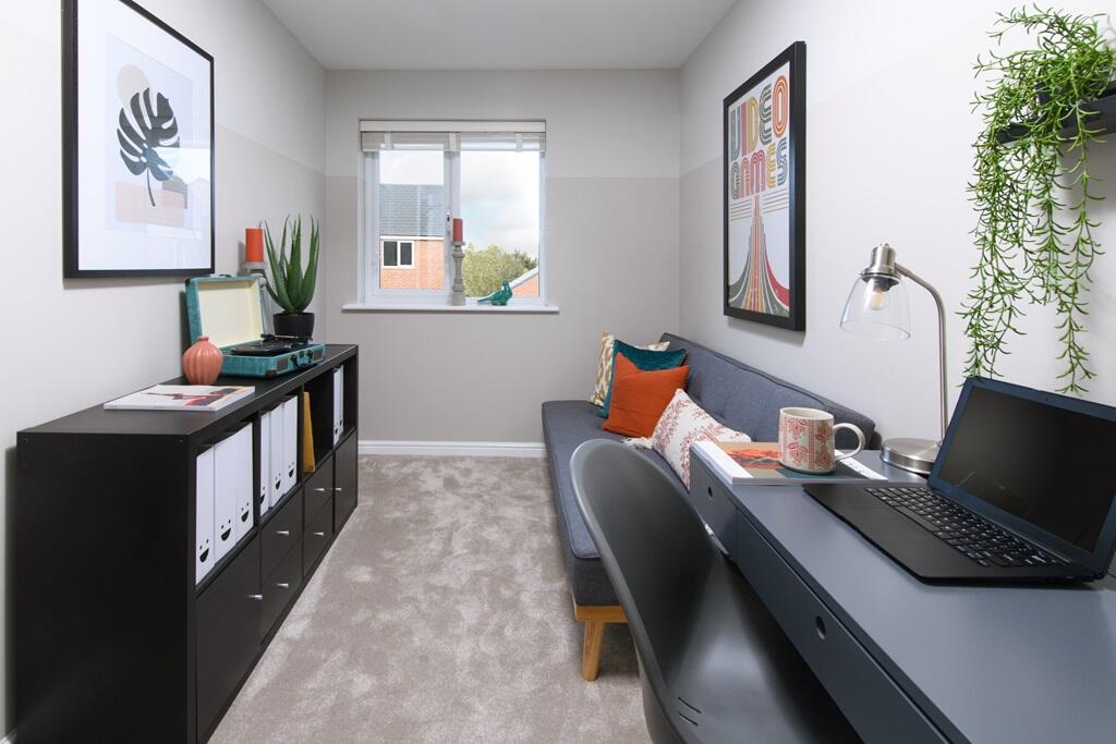 Versatile 3rd bedroom, perfect as a study room