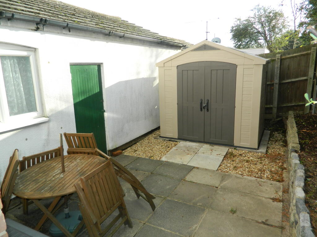 rear courtyard
